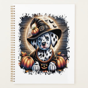 Dalmatian Dog Halloween Planner