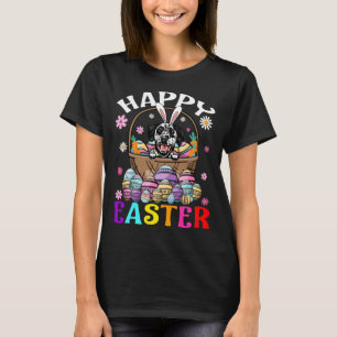 Dalmatian Dog Happy Easter Bunny Eggs Easter T-Shirt