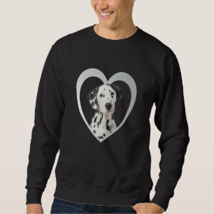 Dalmatian Dog Heart Dalmatian Dalmatian 1 Sweatshirt
