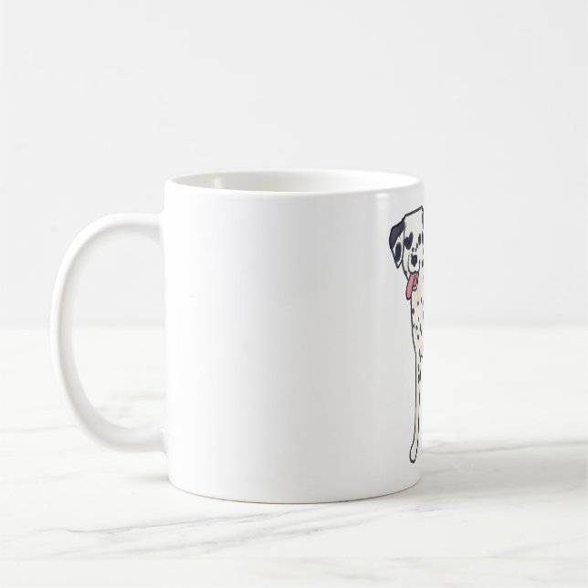 Dalmatian dog Magic Coffee Mug (Left)