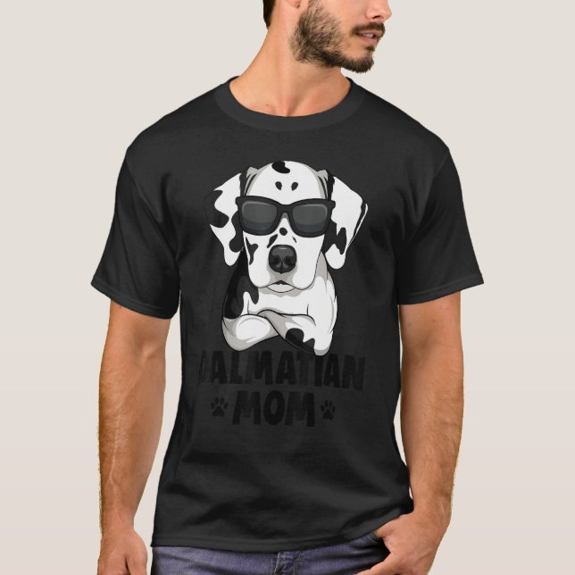Dalmatian Dog Mom Womens_1 T-Shirt (Front)