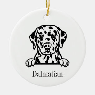 Dalmatian dog ornament