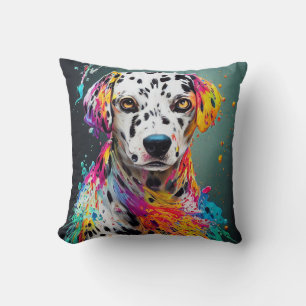 Dalmatian Dog Pet Cute Adorable Animal Companion Cushion