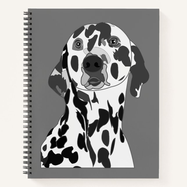 Dalmatian Dog Pet  Notebook (Front)