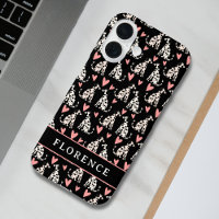 Dalmatian Dog Pink Hearts Pattern Name