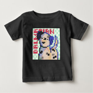 Dalmatian Dog, Pixel Art, Pixelart  Baby T-Shirt