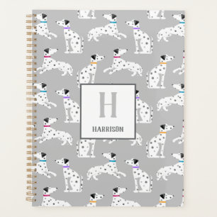 Dalmatian Dog Polka Dot Animal Watercolor Kids Planner