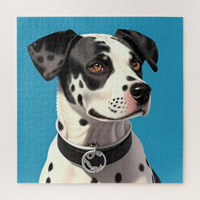 Dalmatian Dog Portrait Jigsaw Puzzle (Vertical)