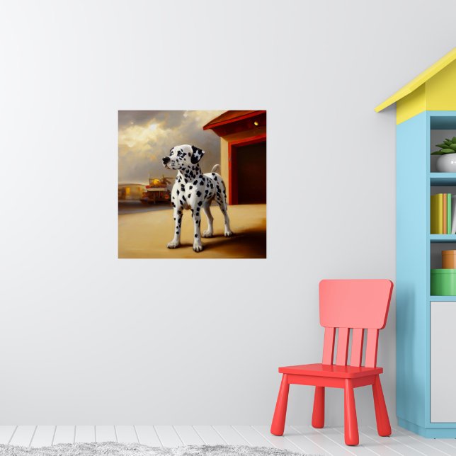 Dalmatian Dog Poster (Nursery 1)