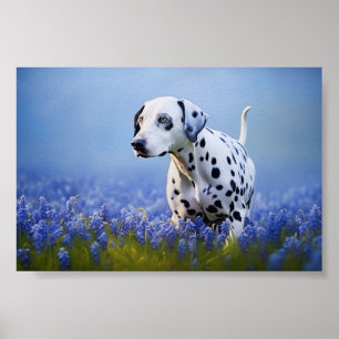 Dalmatian dog poster