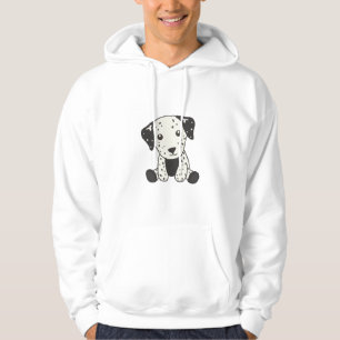 Dalmatian Dog Puppy Cute Animals For Kids Dogs Hoodie