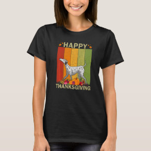 Dalmatian Dog Retro Graphic Family Matching Thanks T-Shirt