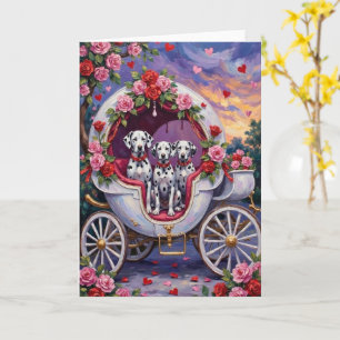 Dalmatian Dog Valentine's Day Card