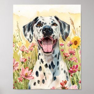 Dalmatian Dog Wall Art Poster Print Decor