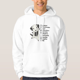 Dalmatian Dogs Characteristics Cute Dog Hoodie