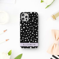 Dalmatian Dots, Spots, Black and White, Your Name