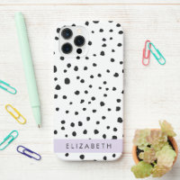 Dalmatian Dots, Spots, Black and White, Your Name