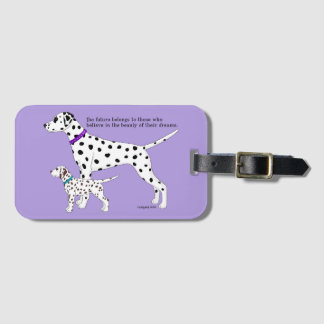 Dalmatian Dreams Luggage Tag