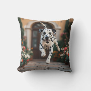 Dalmatian Elegant Throw Pillow