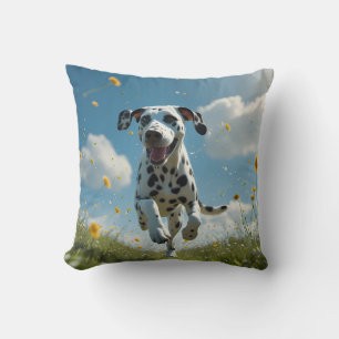 Dalmatian Elegant Throw Pillow