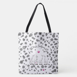 Dalmatian feelings. tote bag