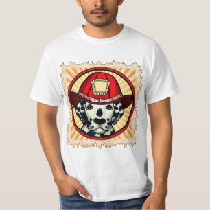 Dalmatian Firefighter  T-Shirt