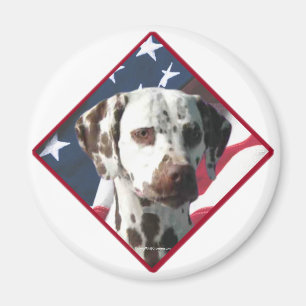 Dalmatian Flag 2 Magnet