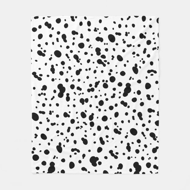 Dalmatian Fleece Blanket (Front)