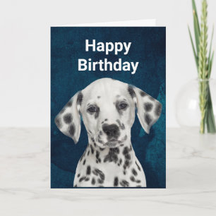 Dalmatian Folded Greeting Card