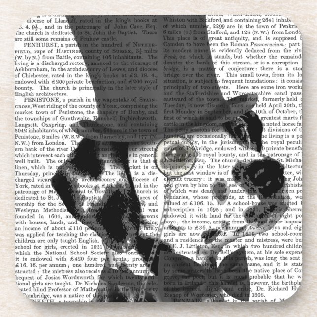 Dalmatian, Formal Hound and Hat Coaster (Front)