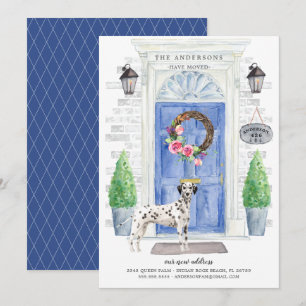 Dalmatian Front Door Moving Announcement