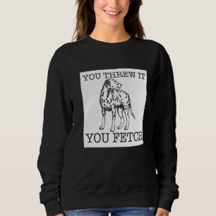 Dalmatian funny dog lover gift Premium Sweatshirt
