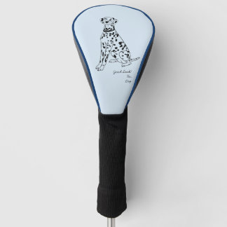 dalmatian golf head cover