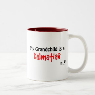Dalmatian Grandchild Two-Tone Coffee Mug