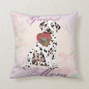 Dalmatian Heart Mum Cushion