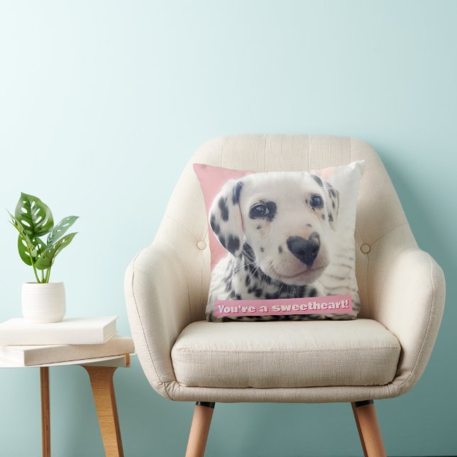 Dalmatian Heart Nose Cushion (Chair)