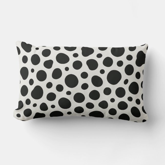 Dalmatian Inspired Design Lumbar Cushion (Front)