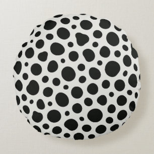Dalmatian Inspired Design Round Cushion