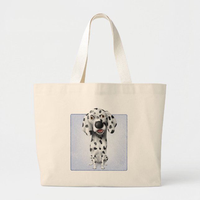 Dalmatian Large Tote Bag (Front)