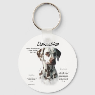 Dalmatian (liver) History Design Key Ring