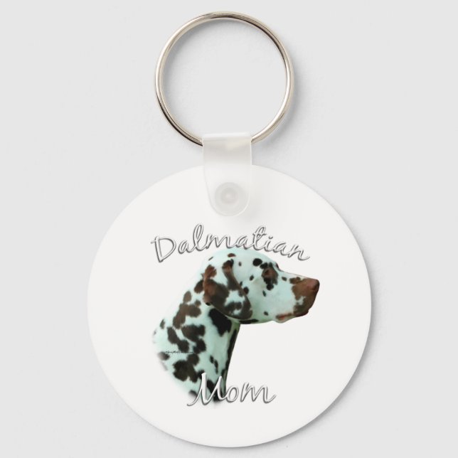 Dalmatian (liver) Mum 2 Key Ring (Front)