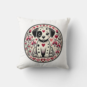Dalmatian Love Cushion