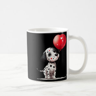 Dalmatian Love Heart For Valentines Day On Dalmati Coffee Mug