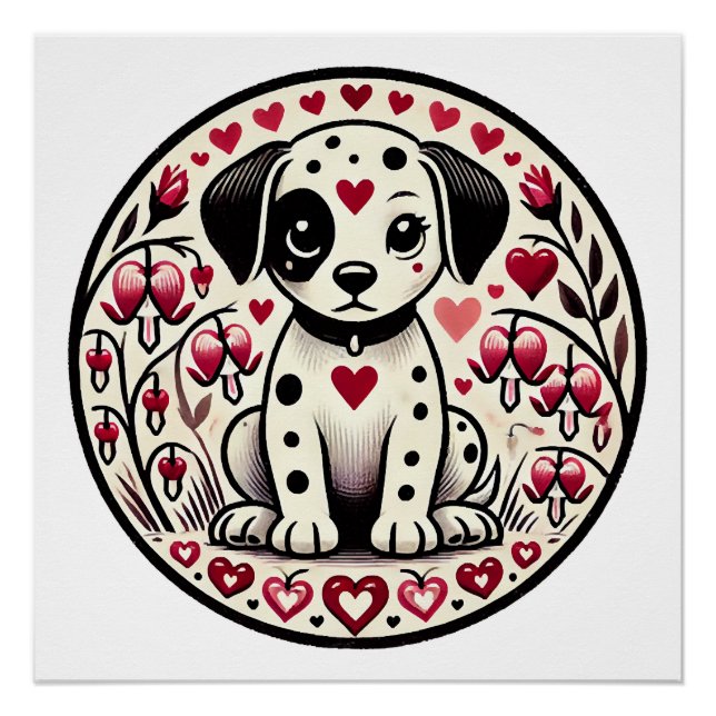 Dalmatian Love Poster (Front)
