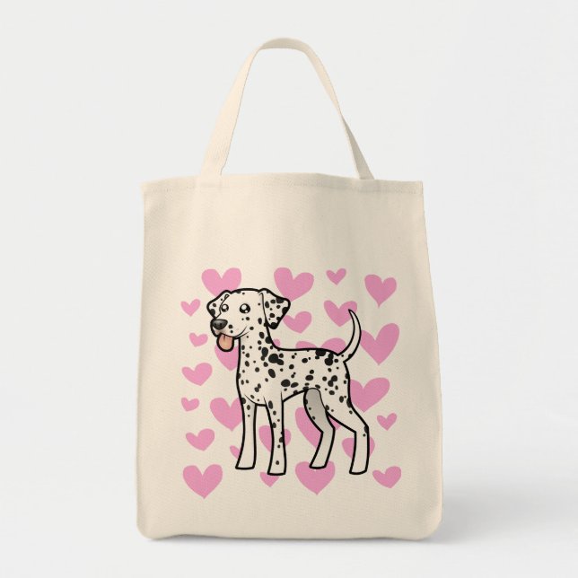 Dalmatian Love Tote Bag (Front)