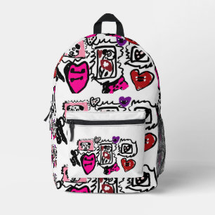 Dalmatian lovely printed backpack