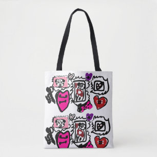 Dalmatian lovely tote bag