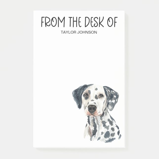 Dalmatian Lover Post-it Notes (Front)