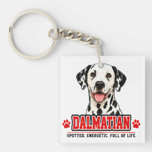 🐾 Dalmatian Lover Sign 🐾 Key Ring