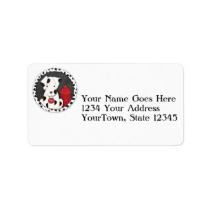 Dalmatian Mailing Label